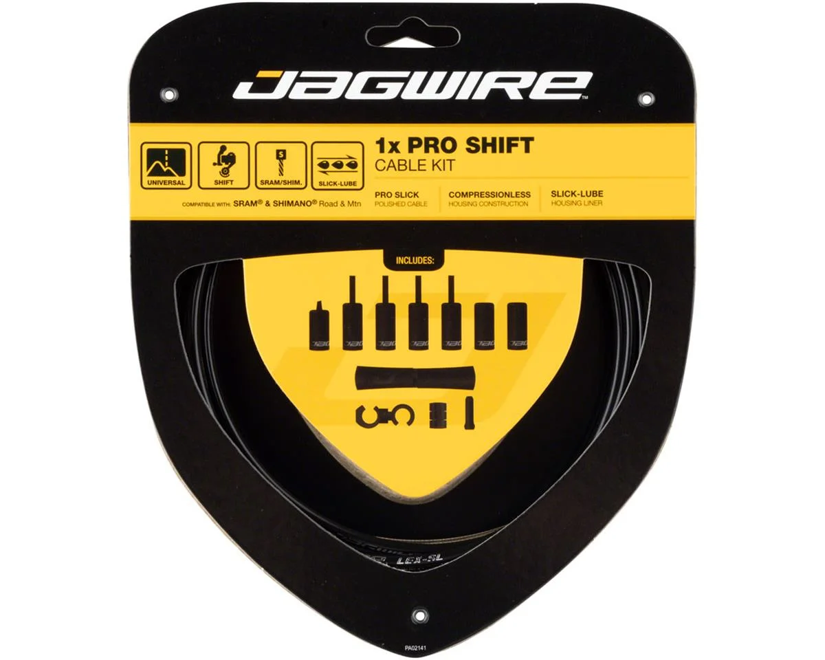 Jagwire 1x Pro Shift Kit (Black) (For Shimano/SRAM) (Mountain & Road) (1.1mm) (2800mm) (Cable & Housing)